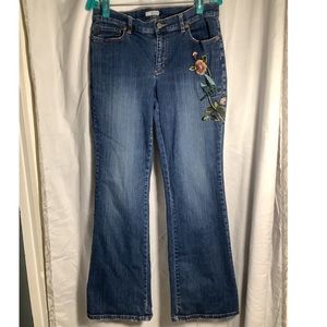 TINT Womens’ Embellished Bootcut Jeans Size 10